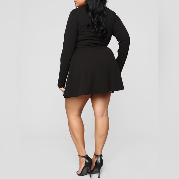 Feeling Fancy Collar Jacket. Color: Black Size: XL - Picture 3 of 7